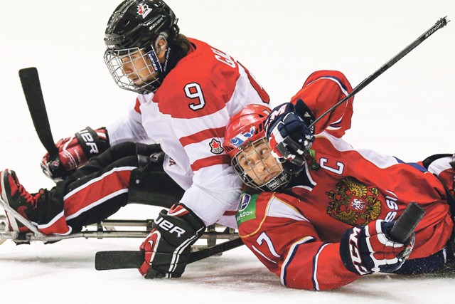 Sledge-hockey